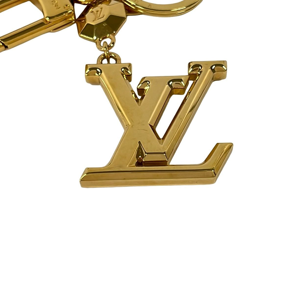 Louis Vuitton Key Holder Porte Cles LV Facet Gold — view 4
