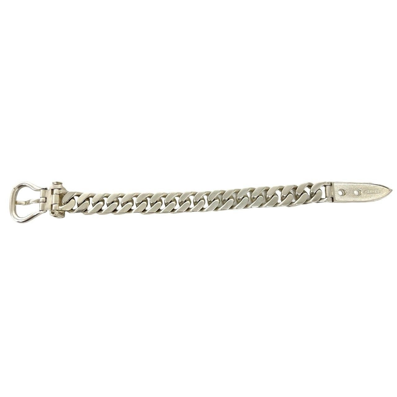 Hermes Book le Cellier Bracelet 925 Sterling Silver Chain — view 6