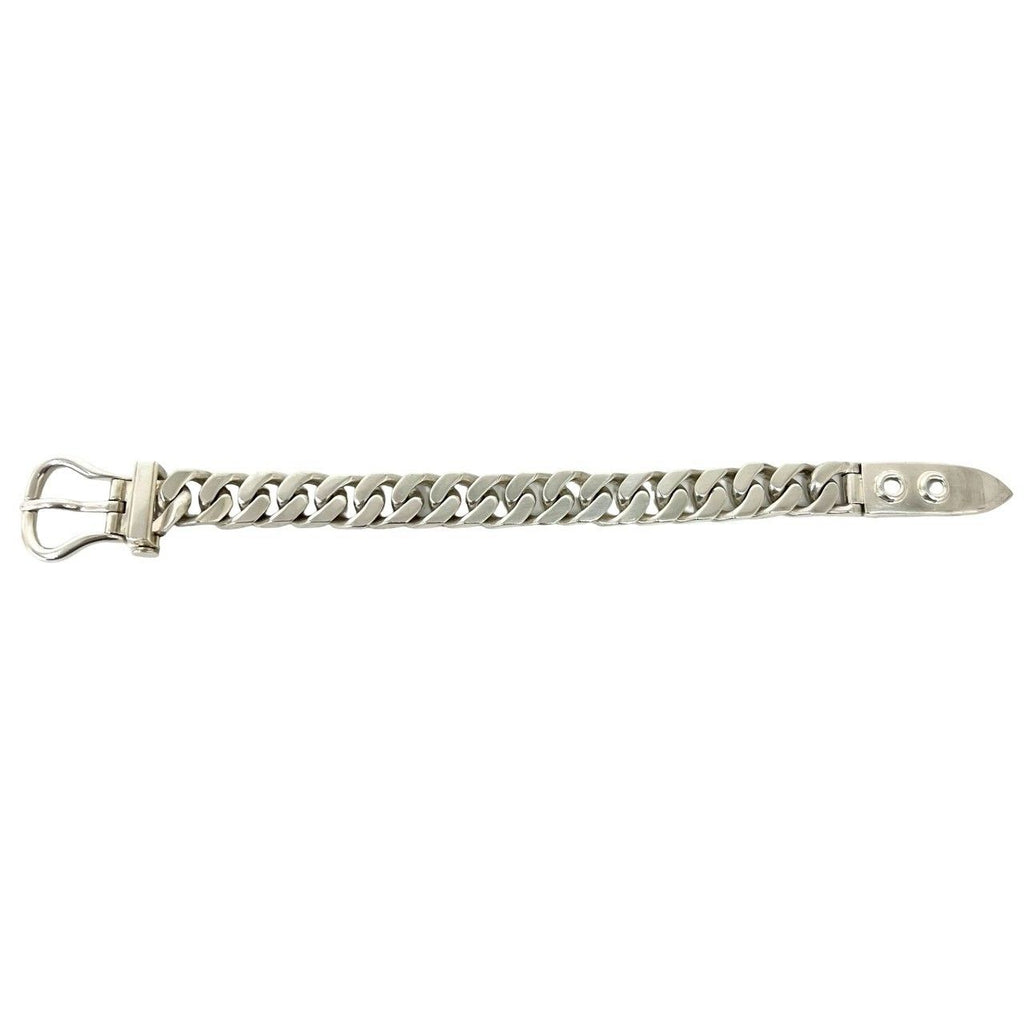 Hermes Book le Cellier Bracelet 925 Sterling Silver Chain — view 5