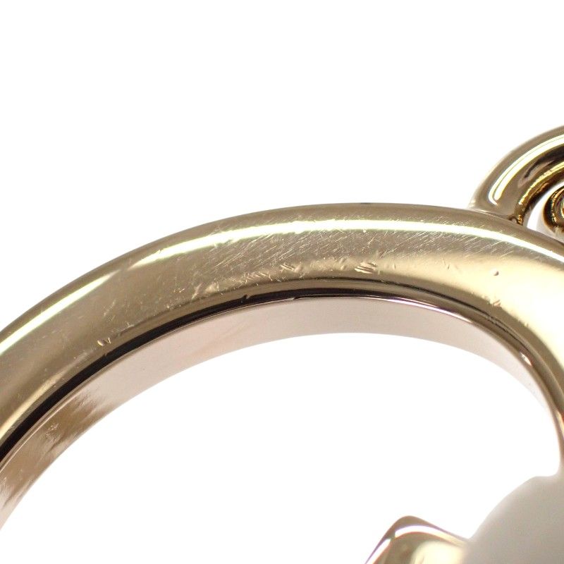 Gucci Blanc Diqui Chain Bag Charm Metal Gold Rosso Ancora — view 9