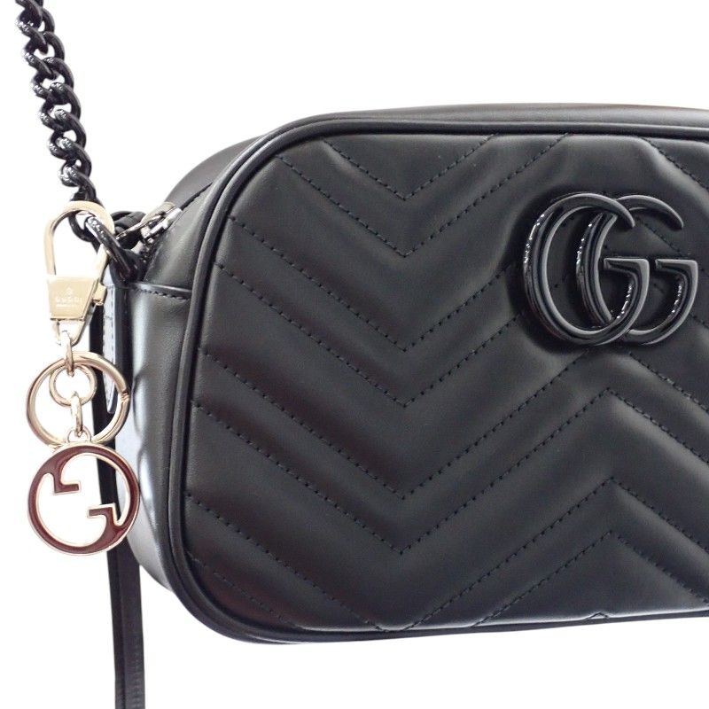 Gucci Blanc Diqui Chain Bag Charm Metal Gold Rosso Ancora — view 4