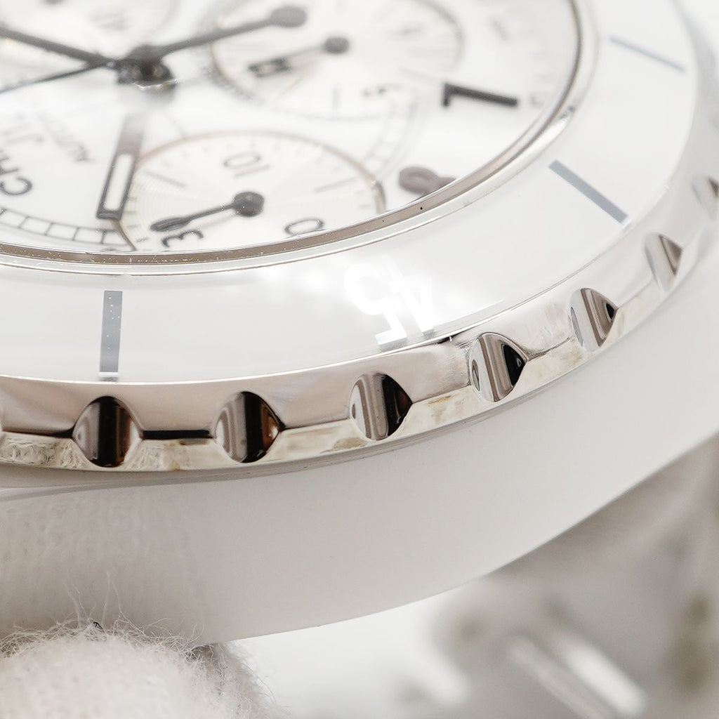 Chanel Chrono White Dial Watch — view 7