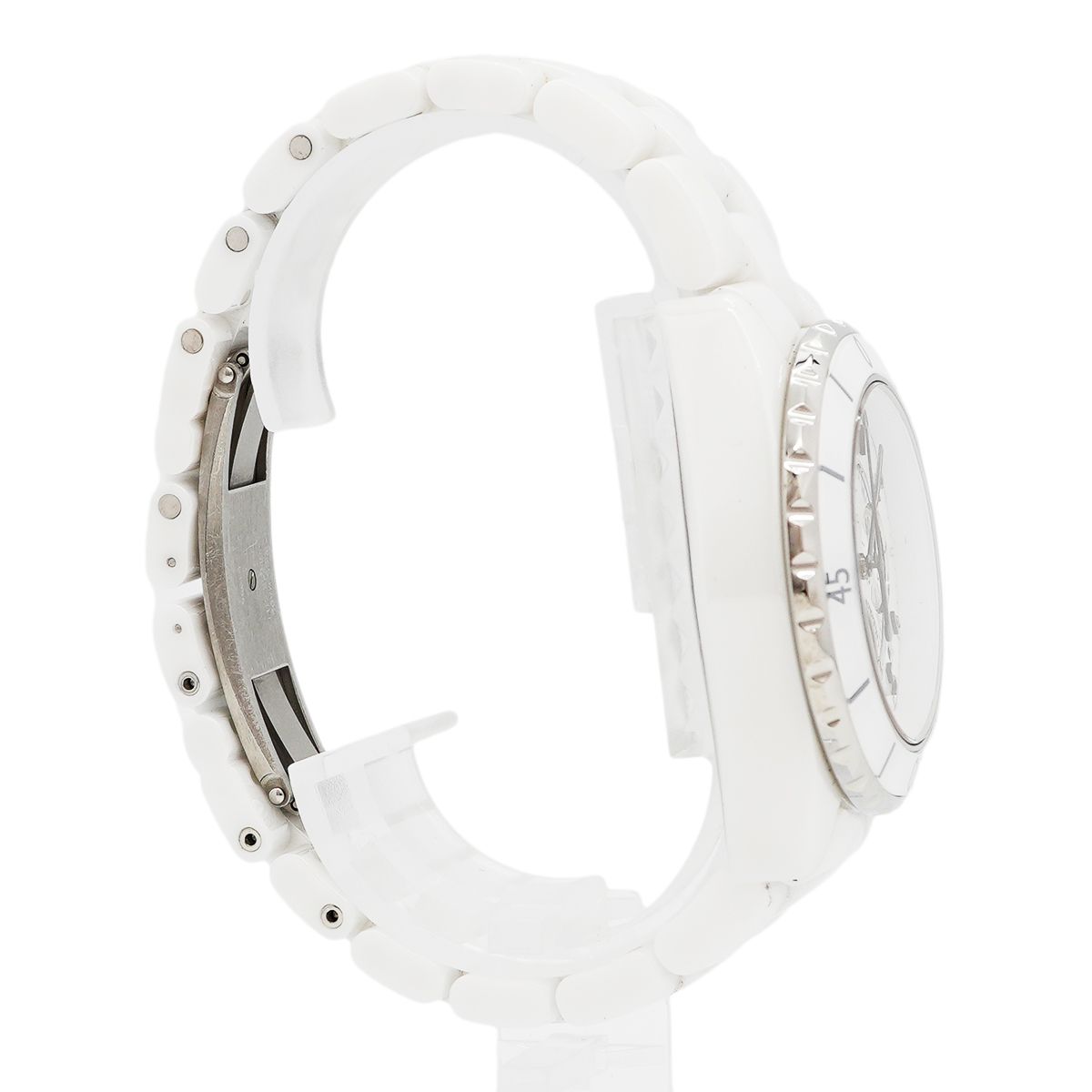 Chanel Chrono White Dial Watch — view 3