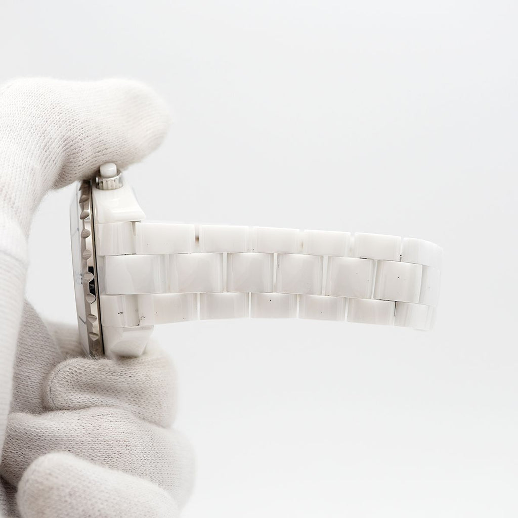 Chanel Chrono White Dial Watch — view 6