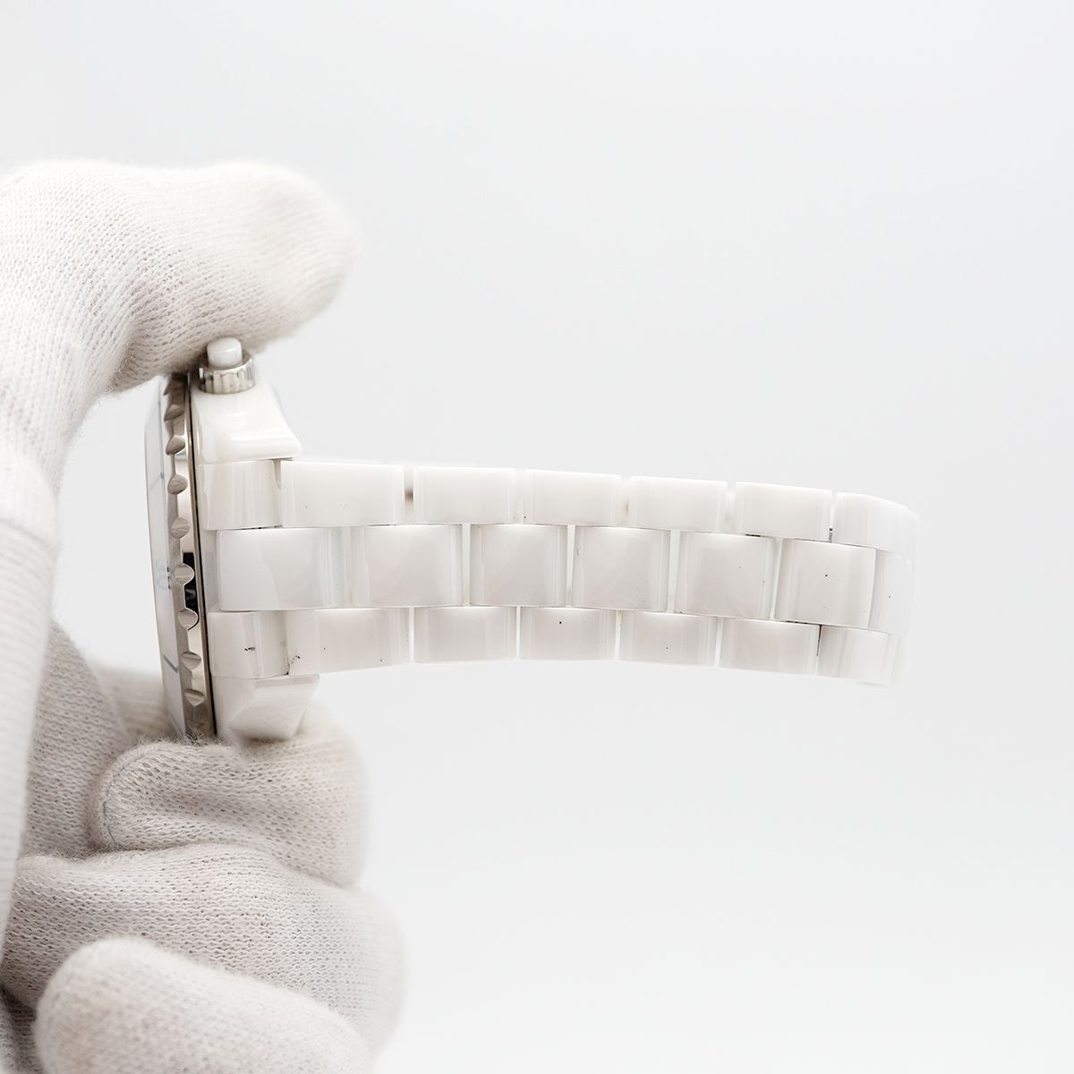 Chanel Chrono White Dial Watch — view 6