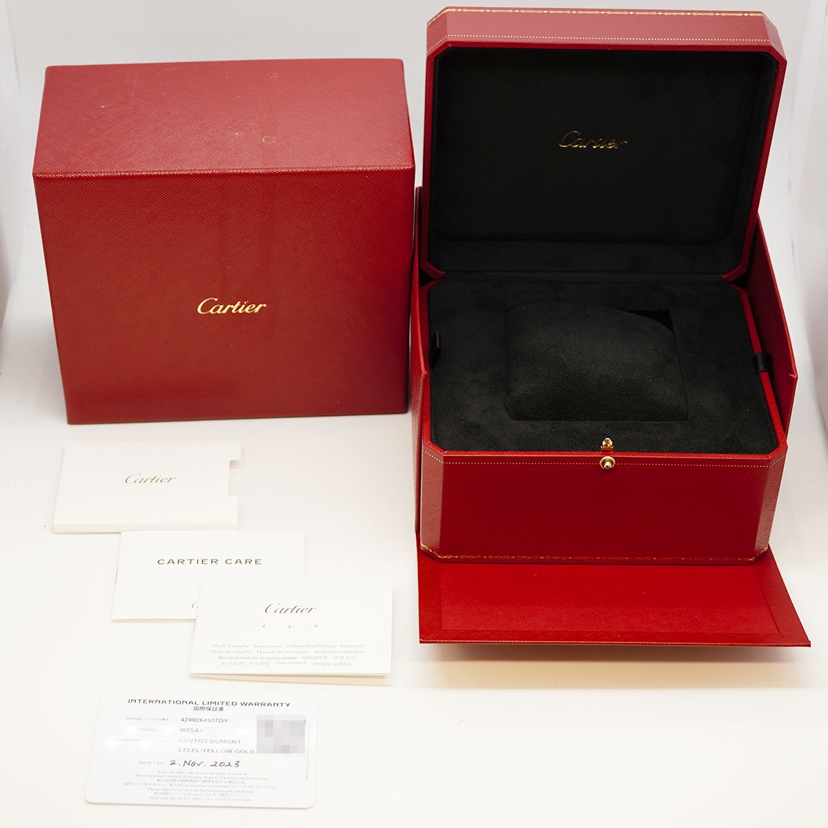 Cartier Santos Dumont LM Gray Dial Watch — view 7