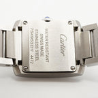 Cartier Tank Francaise SM Silver Dial Watch — view 5
