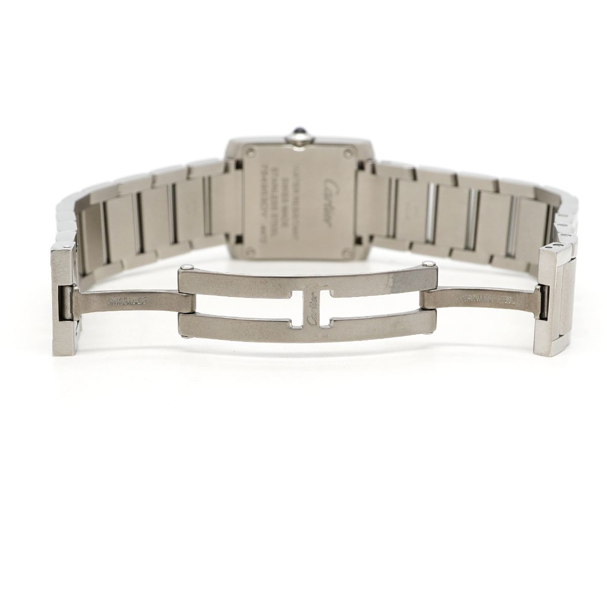 Cartier Tank Francaise SM Silver Dial Watch — view 4