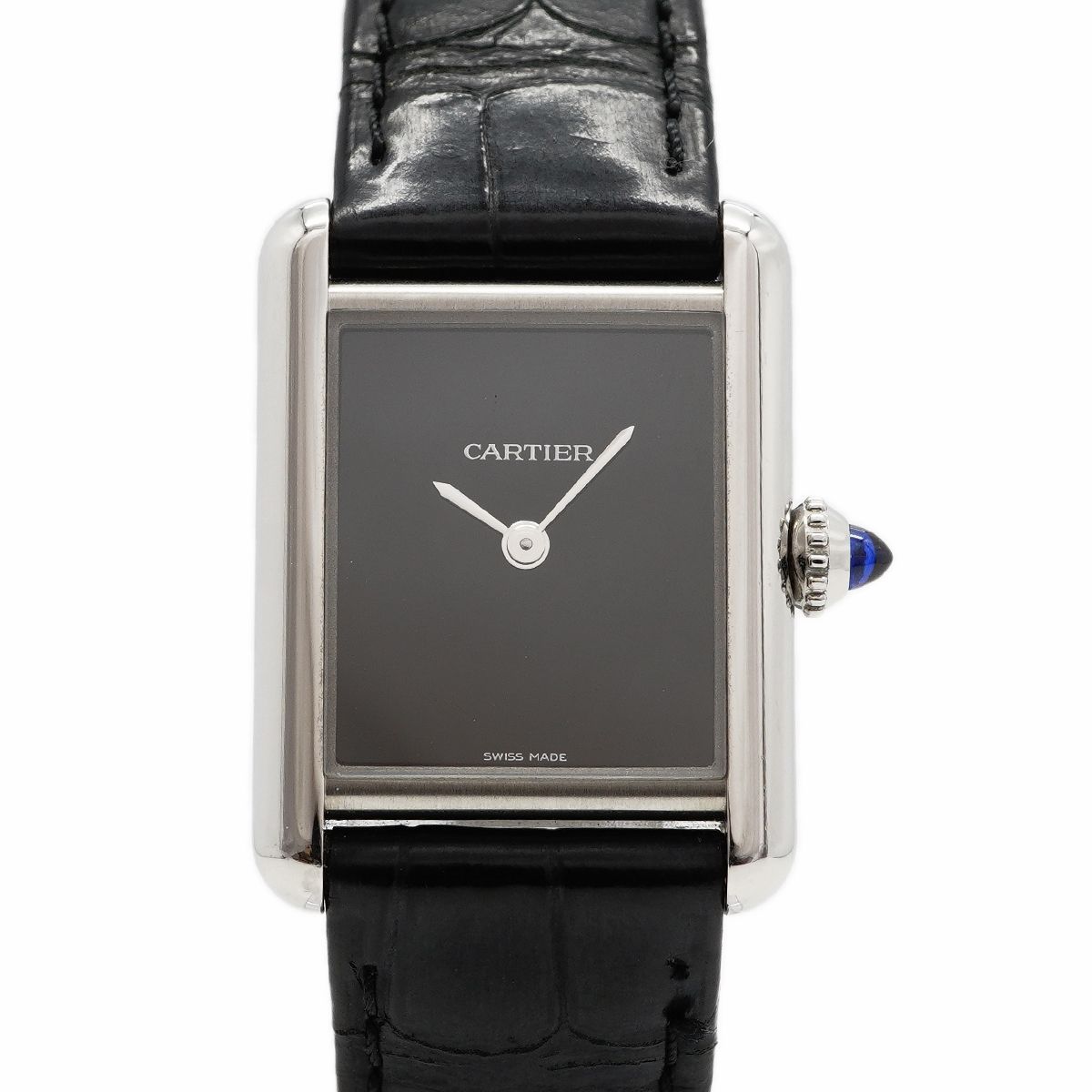 Cartier Tank Must SM Black Dial Watch