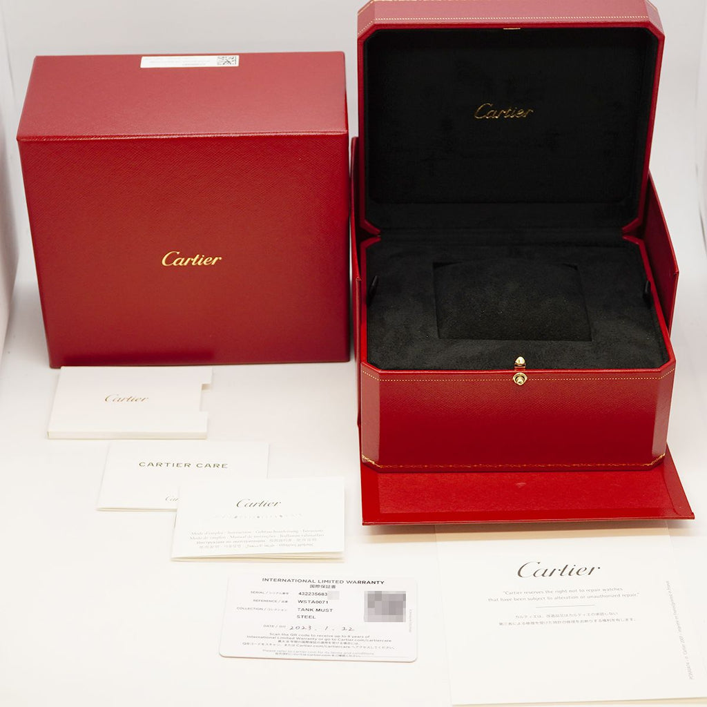 Cartier Tank Must SM Black Dial Watch — view 8