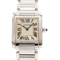 Cartier Tank Francaise SM Ivory Dial Watch