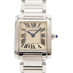 Cartier Tank Francaise SM Ivory Dial Watch