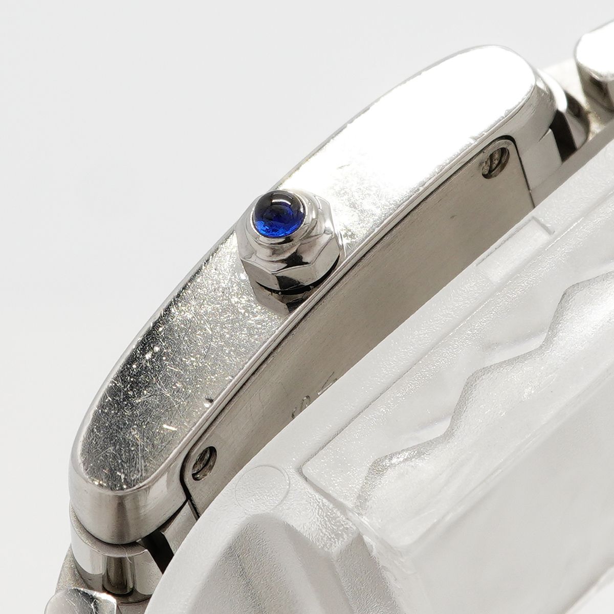 Cartier Tank Francaise SM Ivory Dial Watch — view 9