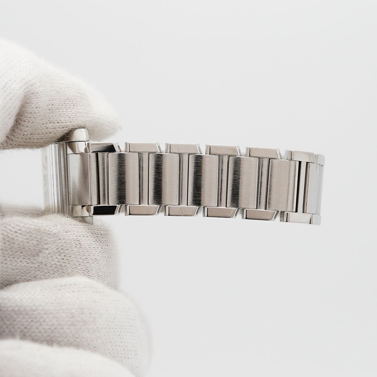 Cartier Tank Francaise SM Ivory Dial Watch — view 6