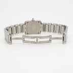Cartier Tank Francaise SM Ivory Dial Watch — view 4