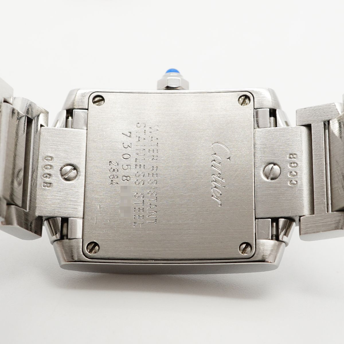 Cartier Tank Francaise SM Ivory Dial Watch — view 5