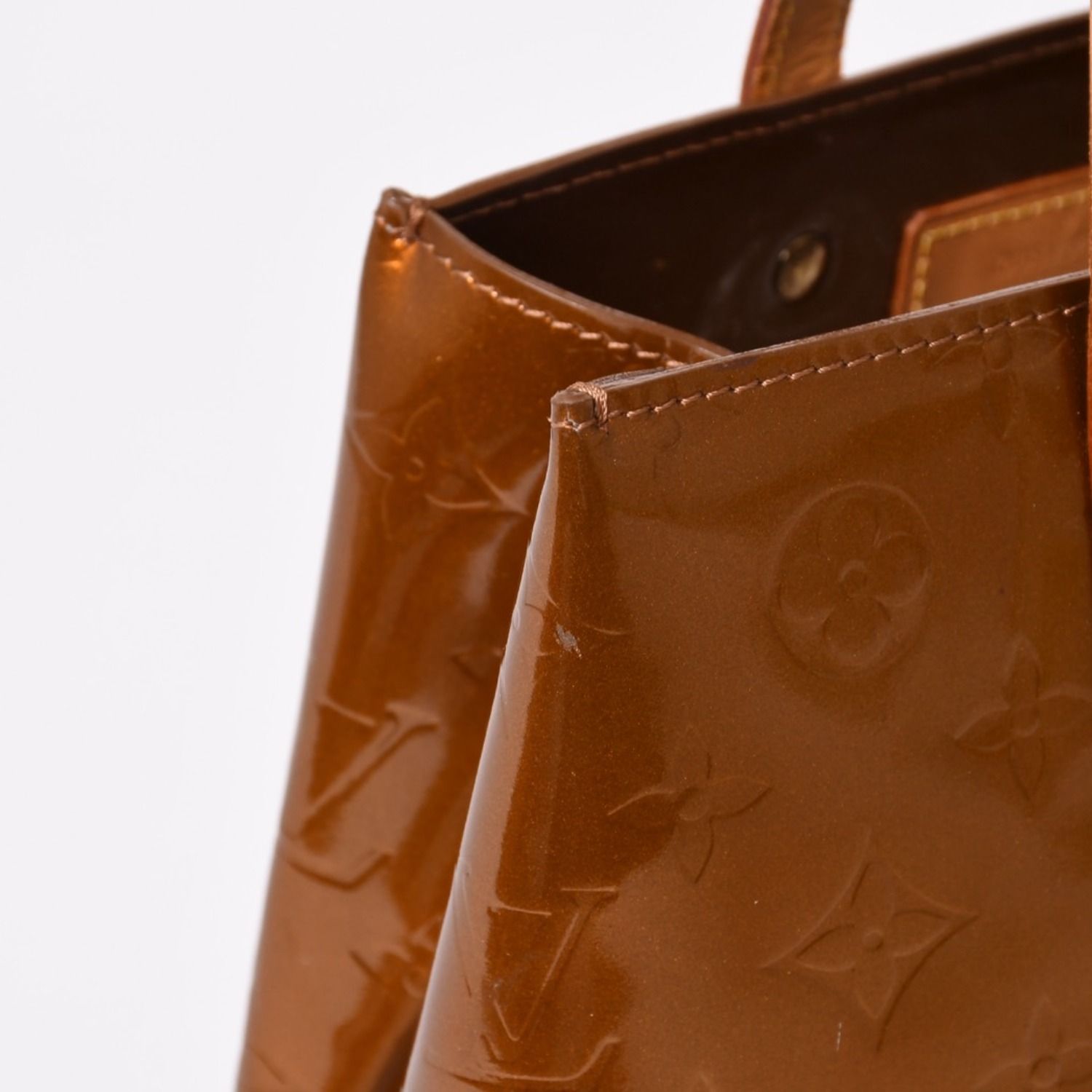 Louis Vuitton Monogram Reade PM Handbag Ivory Gold — view 6