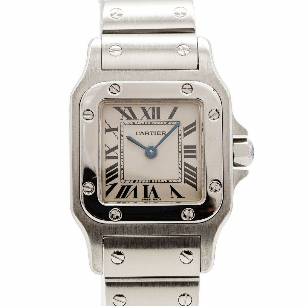 Cartier Santos Galbe SM White Dial Watch