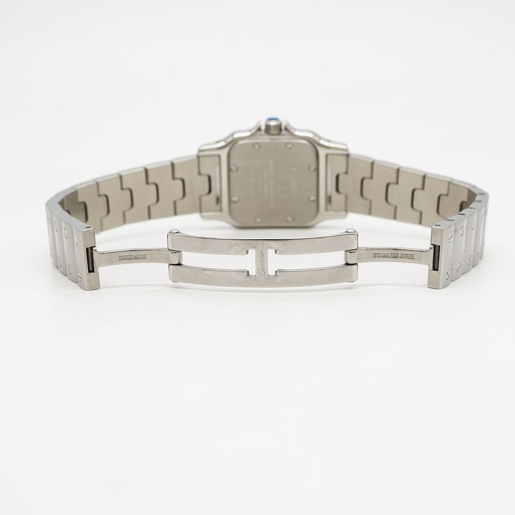 Cartier Santos Galbe SM White Dial Watch — view 4