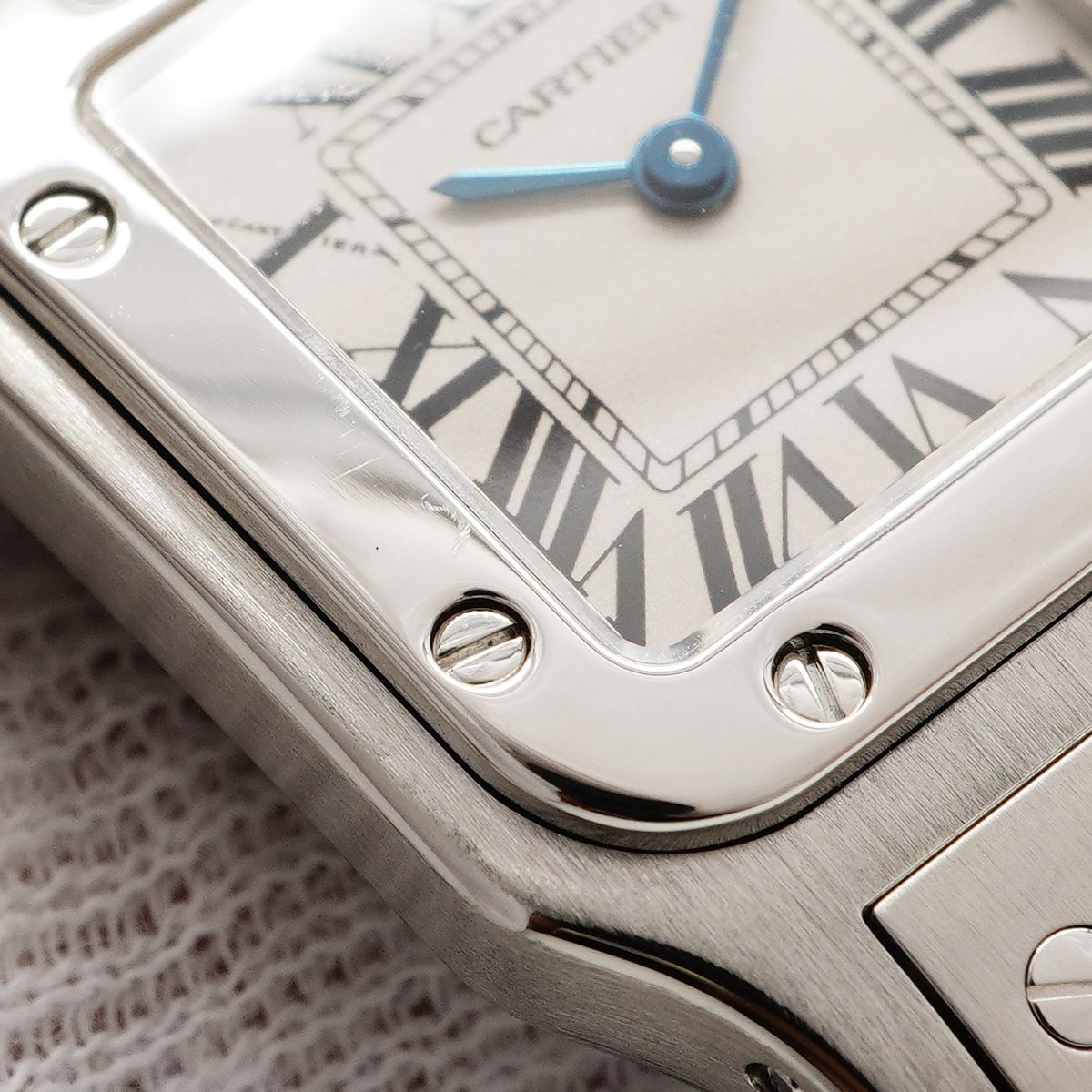 Cartier Santos Galbe SM White Dial Watch — view 7