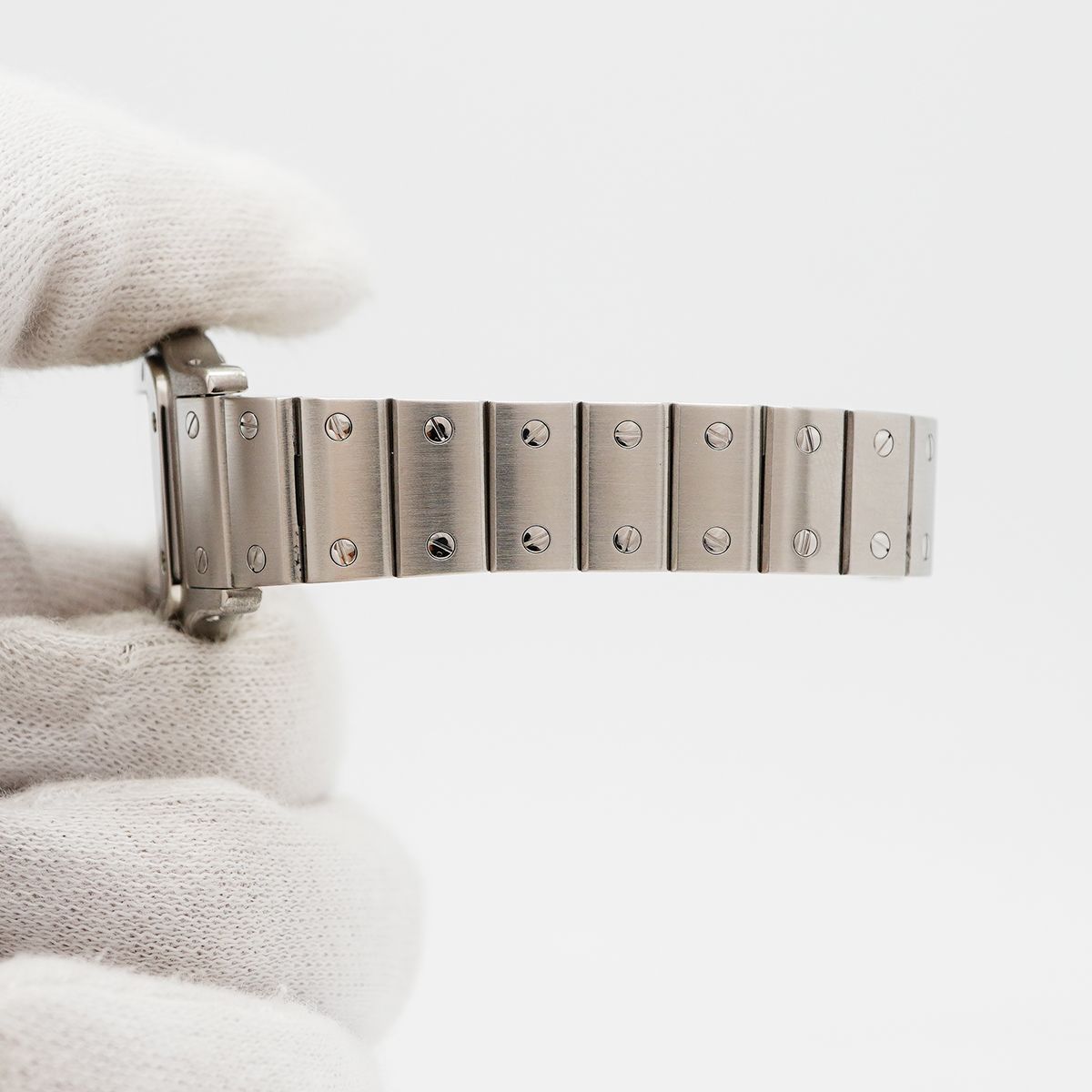 Cartier Santos Galbe SM White Dial Watch — view 6