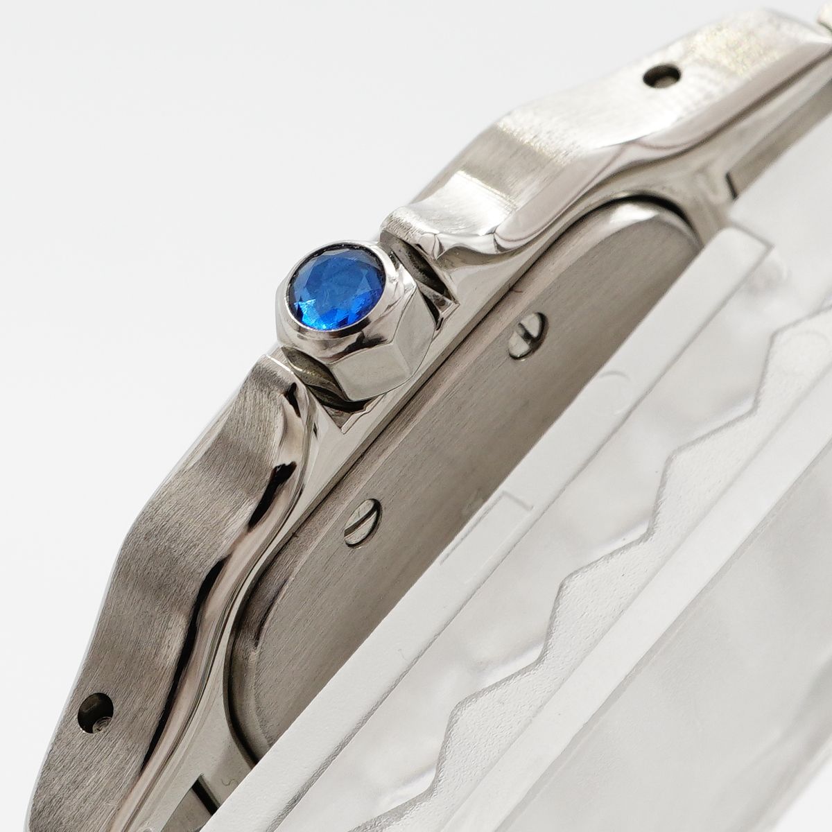 Cartier Santos Galbe SM White Dial Watch — view 9