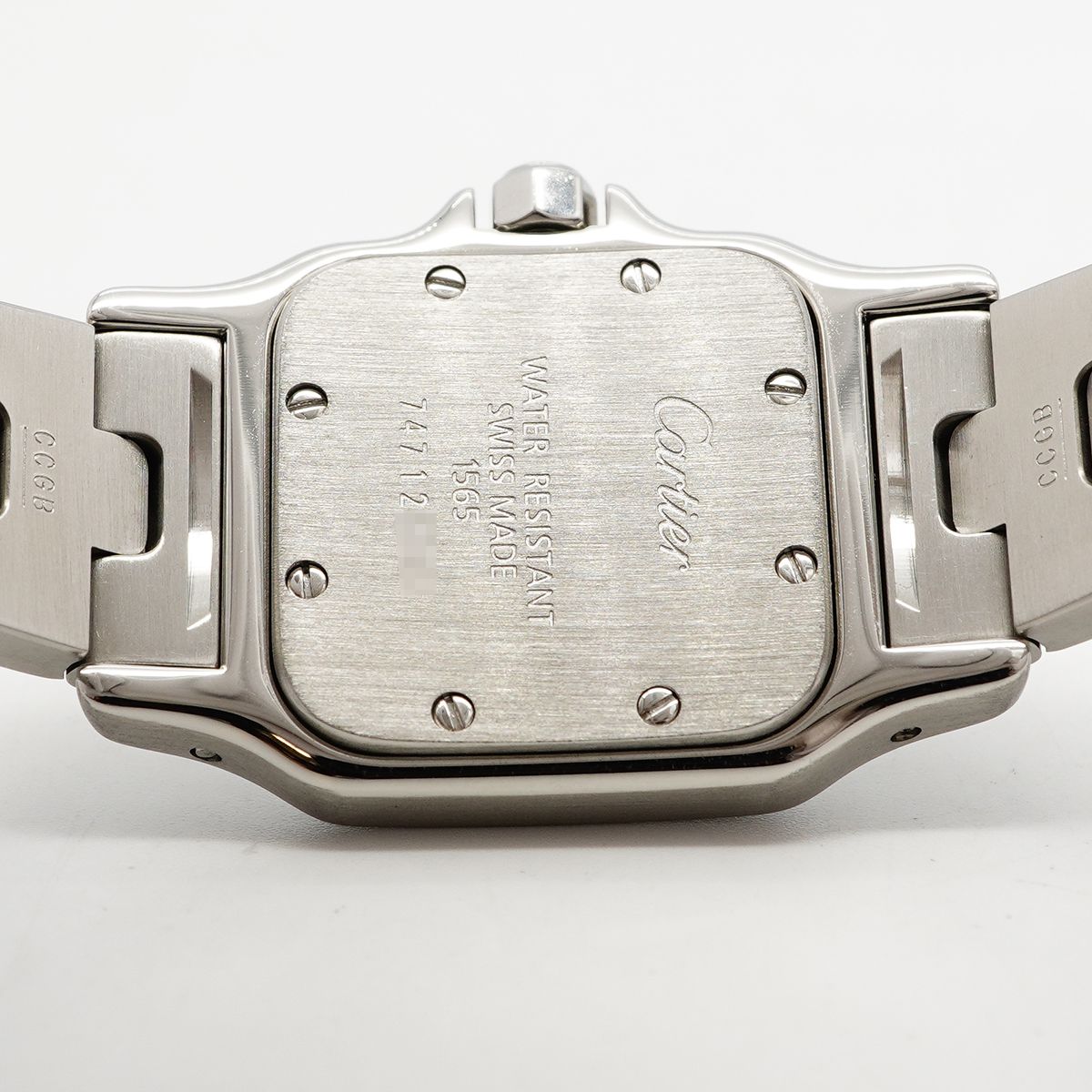Cartier Santos Galbe SM White Dial Watch — view 5