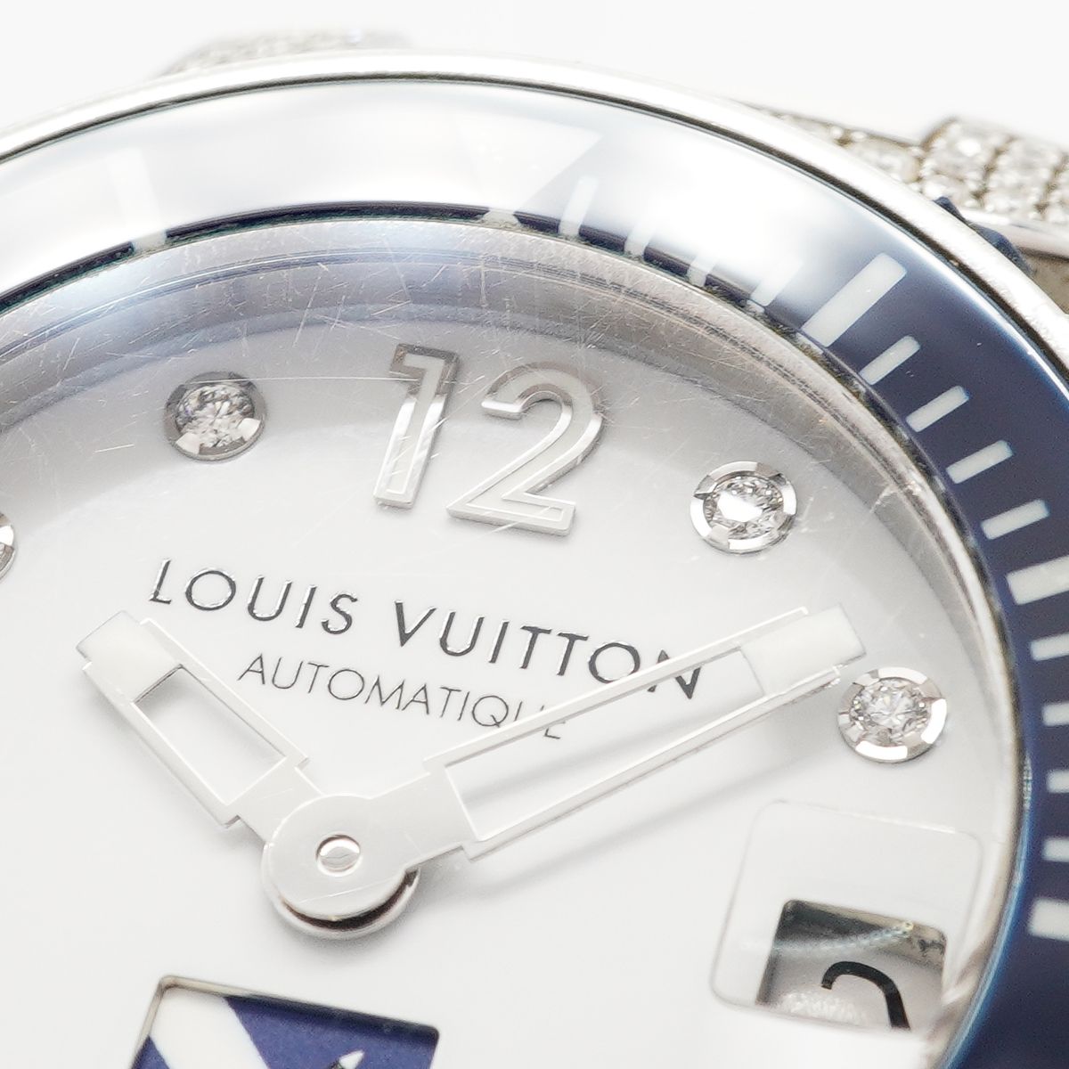 Louis Vuitton Tambour Diving White Dial Watch — view 6