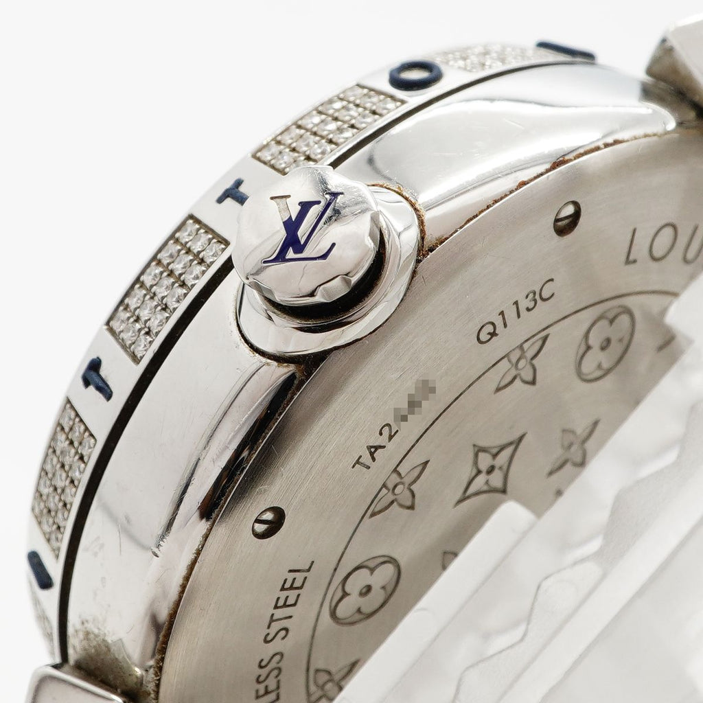 Louis Vuitton Tambour Diving White Dial Watch — view 8