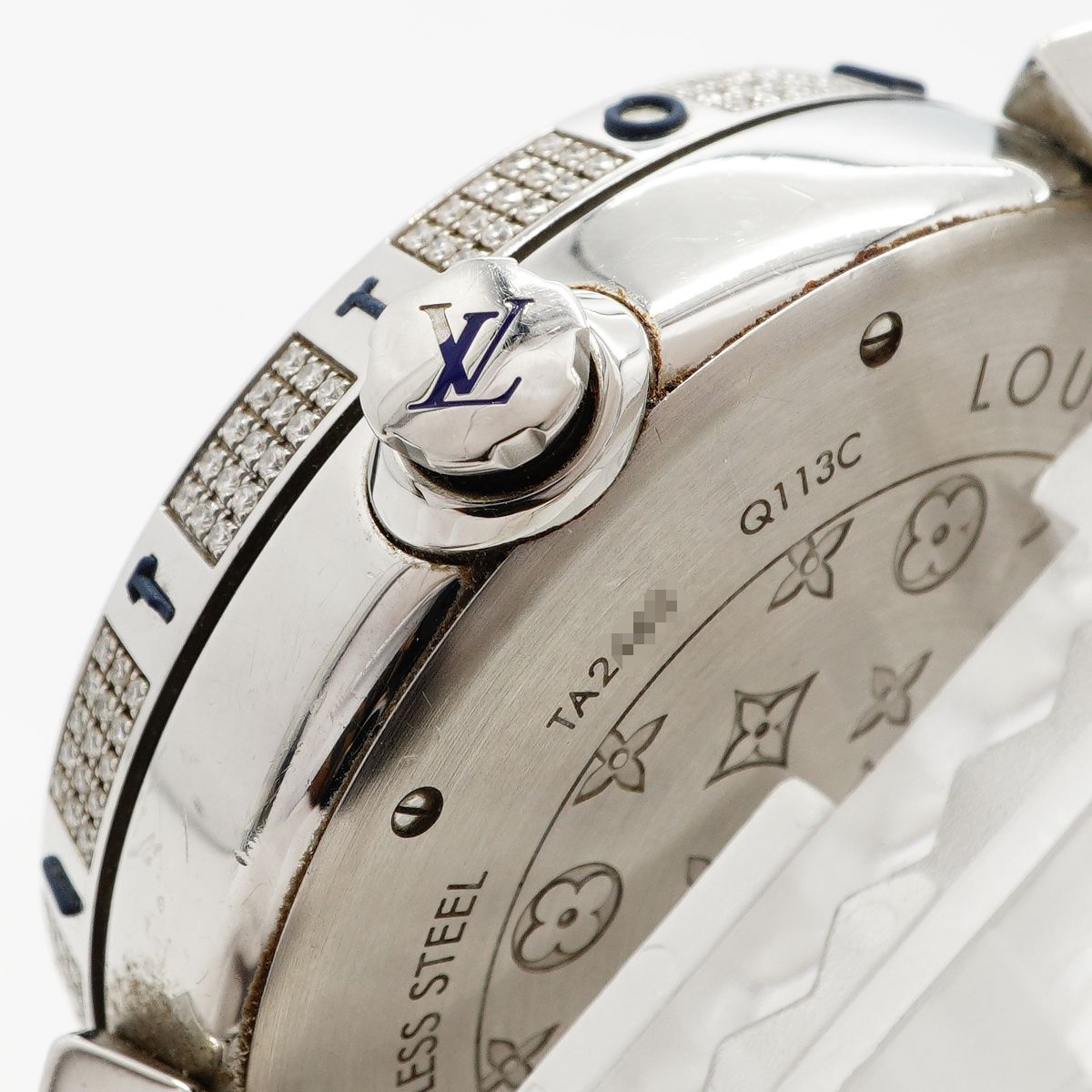Louis Vuitton Tambour Diving White Dial Watch — view 8