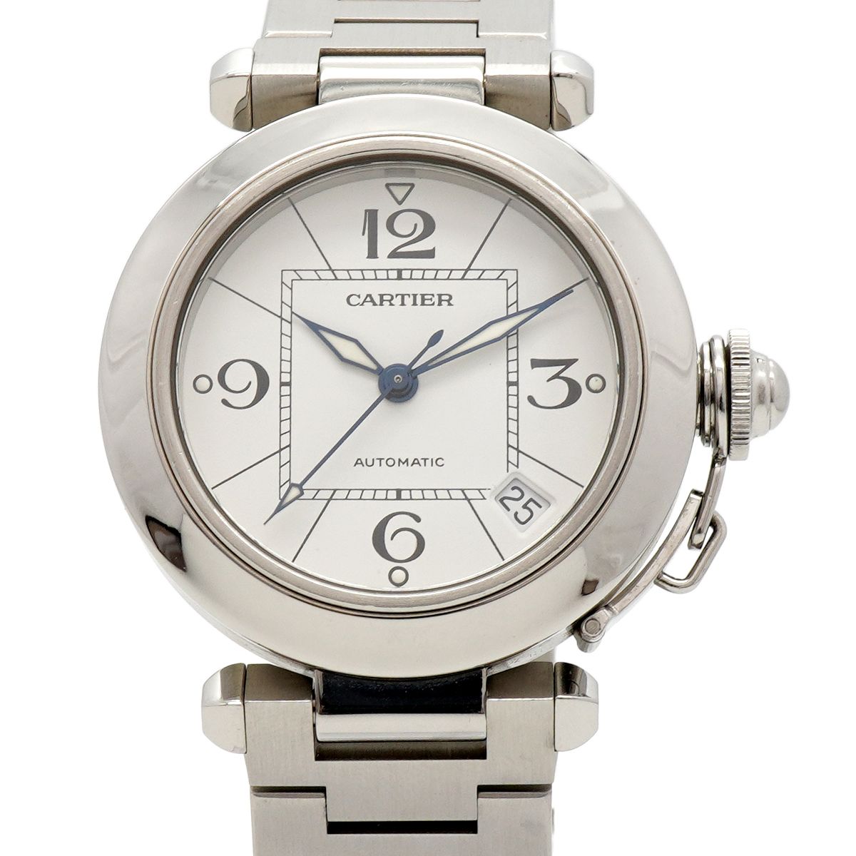 Cartier Pasha C White Dial Watch Boys