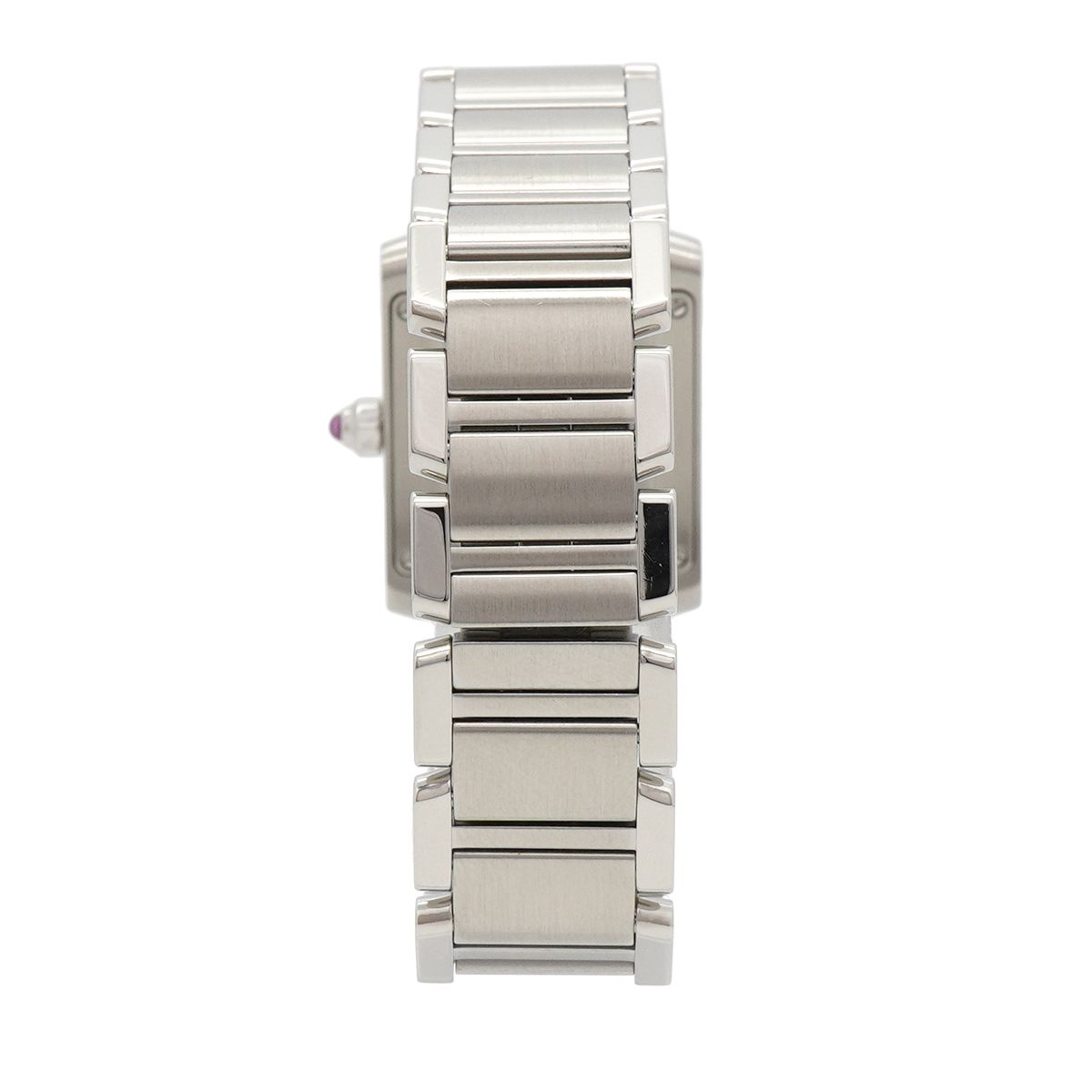 Cartier Tank Francaise SM Pink Dial Watch — view 7