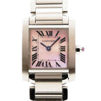 Cartier Tank Francaise SM Pink Dial Watch