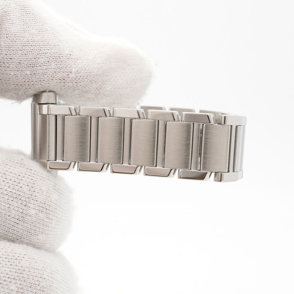 Cartier Tank Francaise SM Pink Dial Watch — view 6