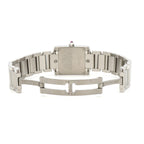 Cartier Tank Francaise SM Pink Dial Watch — view 4