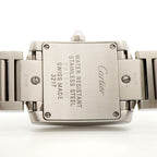 Cartier Tank Francaise SM Pink Dial Watch — view 5