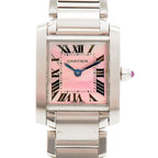 Cartier Tank Francaise SM Pink Dial Watch