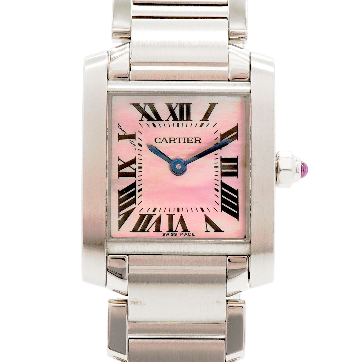 Cartier Tank Francaise SM Pink Dial Watch