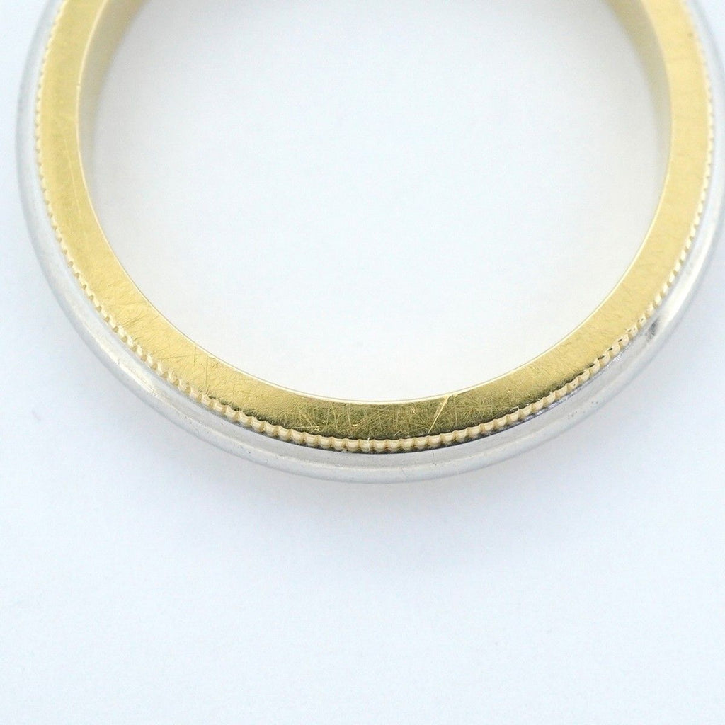 Tiffany & Co Ring Mill Gray 18k Yellow Gold Platinum — view 9