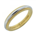 Tiffany & Co Ring Mill Gray 18k Yellow Gold Platinum