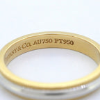Tiffany & Co Ring Mill Gray 18k Yellow Gold Platinum — view 5