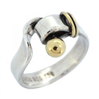 Tiffany & Co Ring Hook Eye 18k Yellow Gold 925 Sterling Silver