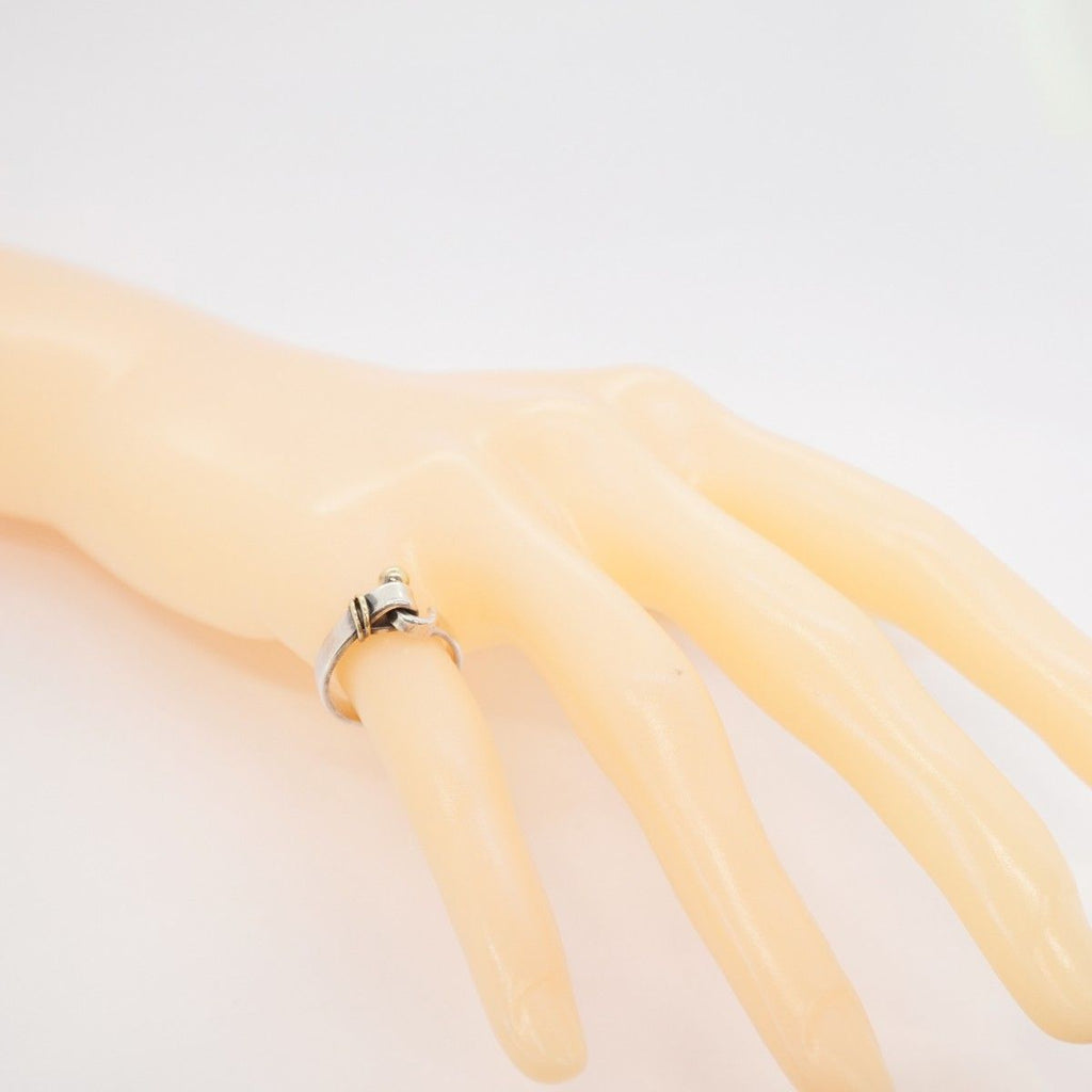 Tiffany & Co Ring Hook Eye 18k Yellow Gold 925 Sterling Silver — view 6