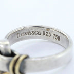 Tiffany & Co Ring Hook Eye 18k Yellow Gold 925 Sterling Silver — view 4