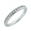 Tiffany & Co Ring Channel Setting Half Eternity Platinum Diamond