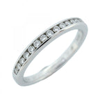 Tiffany & Co Ring Channel Setting Half Eternity Platinum Diamond