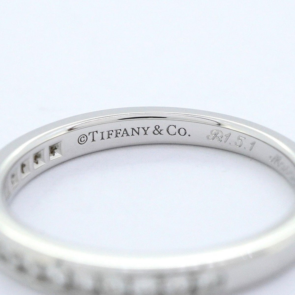 Tiffany & Co Ring Channel Setting Half Eternity Platinum Diamond — view 4