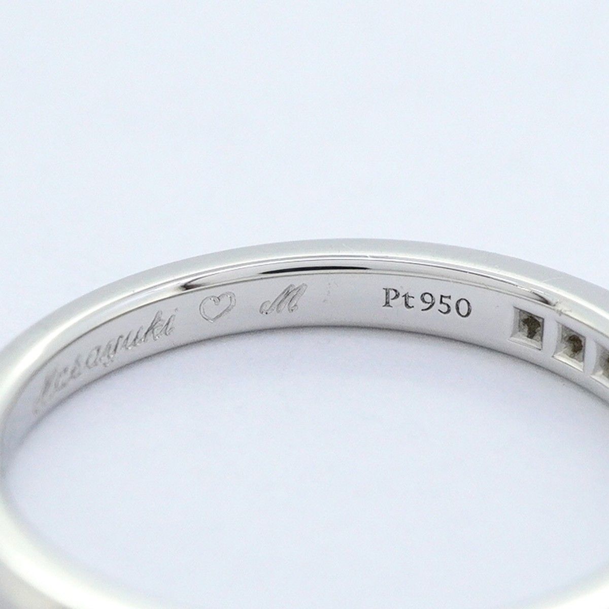 Tiffany & Co Ring Channel Setting Half Eternity Platinum Diamond — view 6