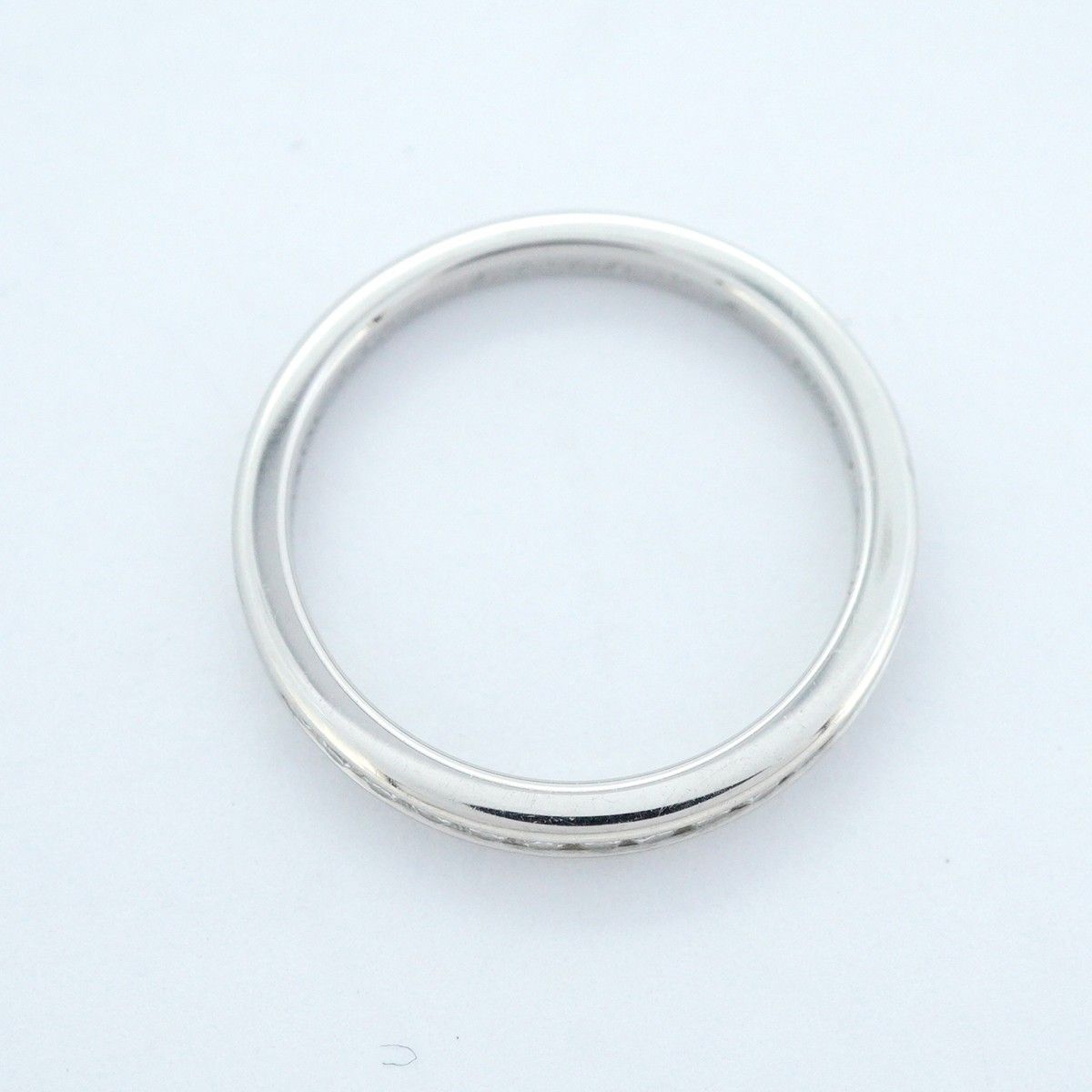 Tiffany & Co Ring Channel Setting Half Eternity Platinum Diamond — view 3