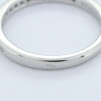 Tiffany & Co Ring Channel Setting Half Eternity Platinum Diamond — view 9